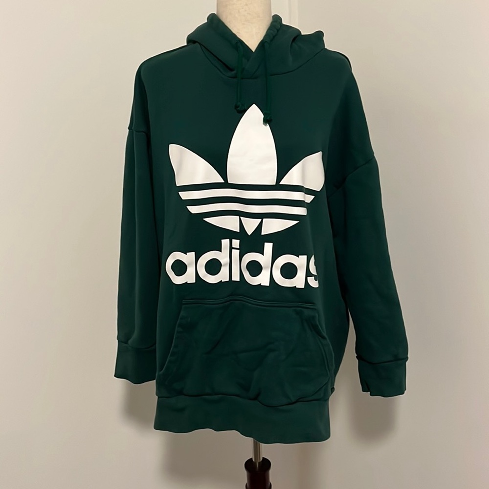 Adidas green hoodie